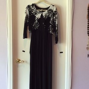 Bellamie 2 pc Long Tank Dress Set W / Bolero Cropped Jacket